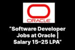 Software Developer Role at Oracle India