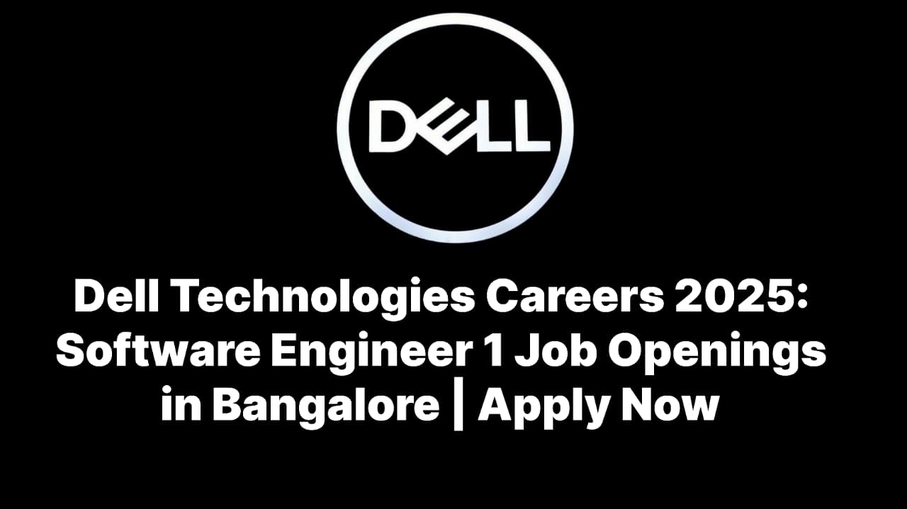 Dell Technologies Hiring Software Engineer