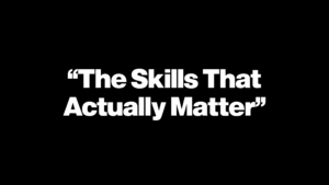 The Real Skills That Matter More Than Your Degree
