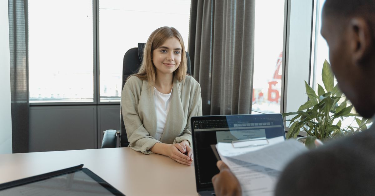 Candidate attending a walk-in interview